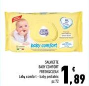Offerta per Fresh & Clean - Salviette Baby Comfort a 1,89€ in Conad Superstore