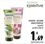 Offerta per Conad - Shampoo/Balsamo Essentiae a 1,69€ in Conad Superstore