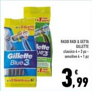 Offerta per Gillette - Rasoi Radi & Getta a 3,99€ in Conad Superstore