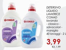 Offerta per Conad - Detersivo Liquido Lavatrice a 3,99€ in Conad Superstore
