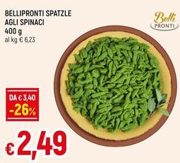 Offerta per Belli Pronti - Spatzle Agli Spinaci a 2,49€ in Galassia