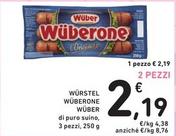 Offerta per Wuber - Würstel Wüberone  a 2,19€ in Spazio Conad