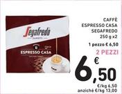 Offerta per Segafredo - Caffè Espresso Casa a 6,5€ in Spazio Conad