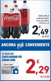 Offerta per Coca Cola a 2,49€ in Spazio Conad