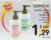 Offerta per Conad Essentiae - Sapone Liquido a 1,29€ in Spazio Conad