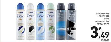 Offerta per Dove - Deodorante Advanced a 3,49€ in Spazio Conad