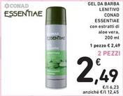 Offerta per Conad - Gel Da Barba Lenitivo Essentiae a 2,49€ in Spazio Conad