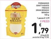 Offerta per Biraghi - Formaggio Grattugiato Fresco Gran a 1,79€ in Spazio Conad