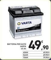 Offerta per Varta - Batteria Per Auto a 49,9€ in Spazio Conad
