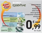 Offerta per Conad Essentiae - Dentifricio a 0,99€ in Spazio Conad