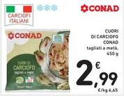 Offerta per Conad - Cuori Di Carciofo a 2,99€ in Spazio Conad
