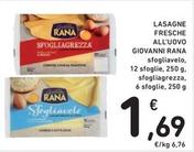 Offerta per Giovanni Rana - Lasagne Fresche All'uovo a 1,69€ in Spazio Conad