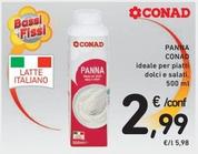Offerta per Conad - Panna a 2,99€ in Spazio Conad