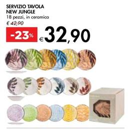 Offerta per Servizio Tavola New Jungle a 32,9€ in Bennet