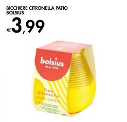 Offerta per Bolsius - Bicchiere Citronella Patio a 3,99€ in Bennet
