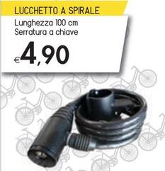 Offerta per Lucchetto A Spirale a 4,9€ in Bennet