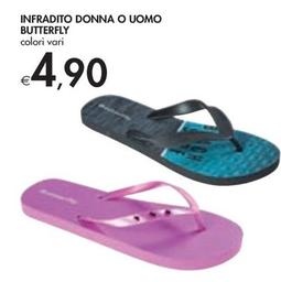 Offerta per Butterfly - Infradito Donna O Uomo a 4,9€ in Bennet