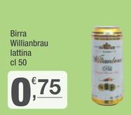 Offerta per Willianbrau - Birra Lattina a 0,75€ in Crai