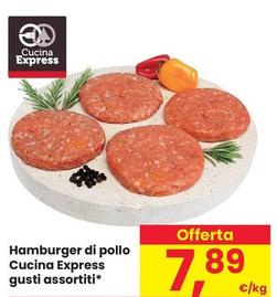 Offerta per Cucina Express - Hamburger Di Pollo a 7,89€ in Despar