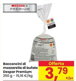Offerta per Despar - Bocconcini Di Mozzarella Di Bufala Premium a 3,79€ in Despar