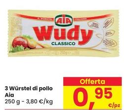 Offerta per Aia - 3 Würstel Di Pollo a 0,95€ in Despar