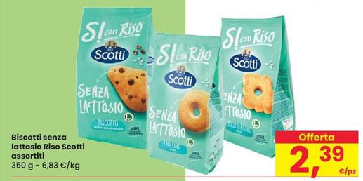Offerta per Riso Scotti - Biscotti Senza Lattosio a 2,39€ in Despar