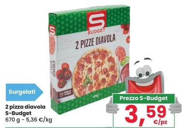 Offerta per S Budget - 2 Pizza Diavola a 3,59€ in Despar