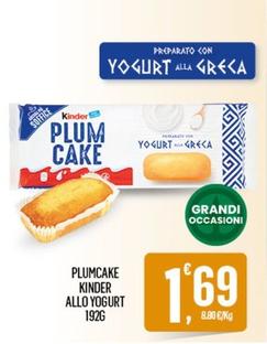 Offerta per Kinder - Plumcake Allo Yogurt a 1,69€ in Despar