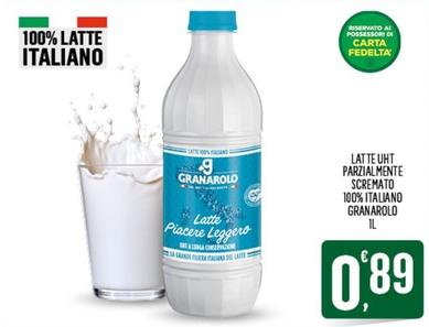 Offerta per Granarolo - Latte UHT Parzialmente Scremato 100% Italiano a 0,89€ in Despar