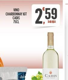Offerta per Cadis - Vino Chardonnay IGT a 2,59€ in Despar