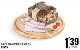 Offerta per Renzini - Lardo Tradizionale Di Norcia a 1,39€ in Despar