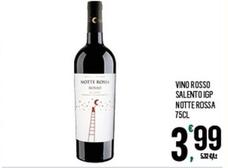Offerta per Notte Rossa - Vino Rosso Salento IGP a 3,99€ in Despar