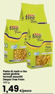 Offerta per Despar - Pasta Di Mais E Riso Senza Glutine Free From a 1,49€ in Despar