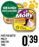 Offerta per Molly - Patè Per Gatto a 0,39€ in Despar
