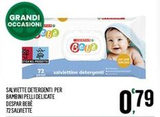 Offerta per Despar - Salviette Detergenti Per Bambini Pelli Delicate Bebè a 0,79€ in Despar