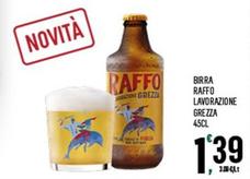 Offerta per Raffo - Birra Lavorazione Grezza a 1,39€ in Despar