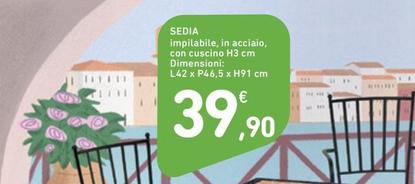 Offerta per Sedia a 39,9€ in Spazio Conad