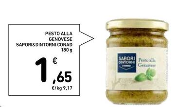 Offerta per Conad - Pesto Alla Genovese Sapori&Dintorni a 1,65€ in Conad Superstore