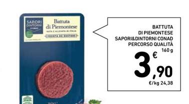 Offerta per Conad - Battuta Di Piemontese Sapori&Dintorni Percorso Qualità a 3,9€ in Conad Superstore