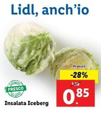 Offerta per Insalata Iceberg a 0,85€ in Lidl