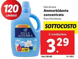 Offerta per Felce Azzurra - Ammorbidente Concentrato a 3,29€ in Lidl