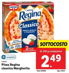 Offerta per Cameo - Pizza Regina Classica Margherita a 2,49€ in Lidl