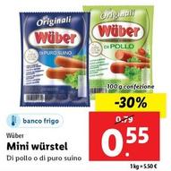 Offerta per Wuber - Mini Würstel a 0,55€ in Lidl