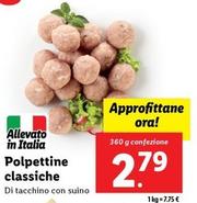 Offerta per Polpettine Classiche a 2,79€ in Lidl