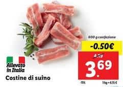 Offerta per Costine Di Suino a 3,69€ in Lidl