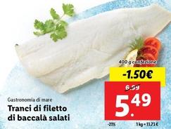 Offerta per Gastronomia Di Mare - Tranci Di Filetto Di Baccalà Salati a 5,49€ in Lidl
