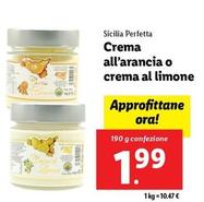 Offerta per Sicilia Perfetta - Crema All'Arancia O Crema Al Limone a 1,99€ in Lidl
