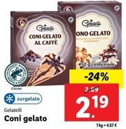 Offerta per Gelatelli - Coni Gelato a 2,19€ in Lidl
