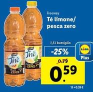 Offerta per Freeway - Té Limone/Pesca Zero a 0,59€ in Lidl