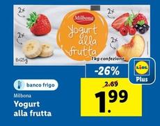 Offerta per Milbona - Yogurt Alla Frutta a 1,99€ in Lidl